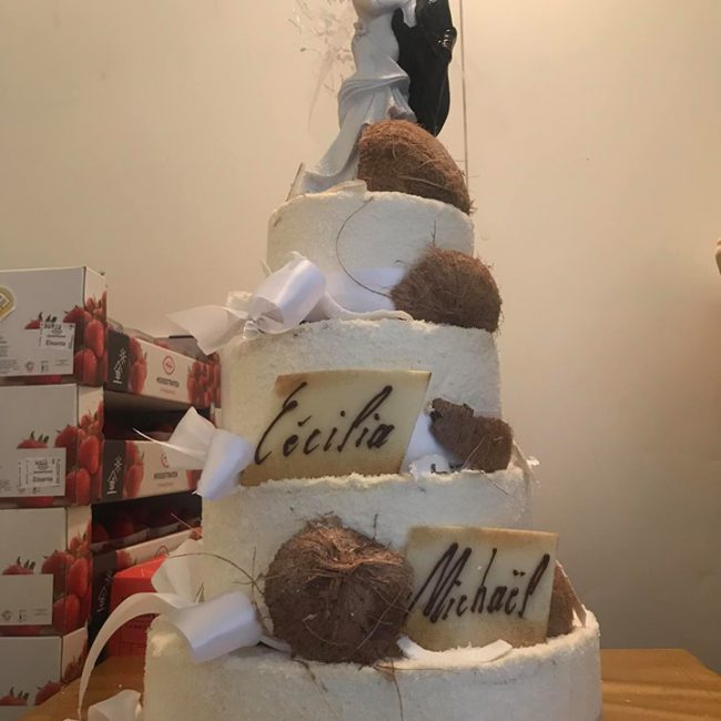 Création gâteaux mariage coco